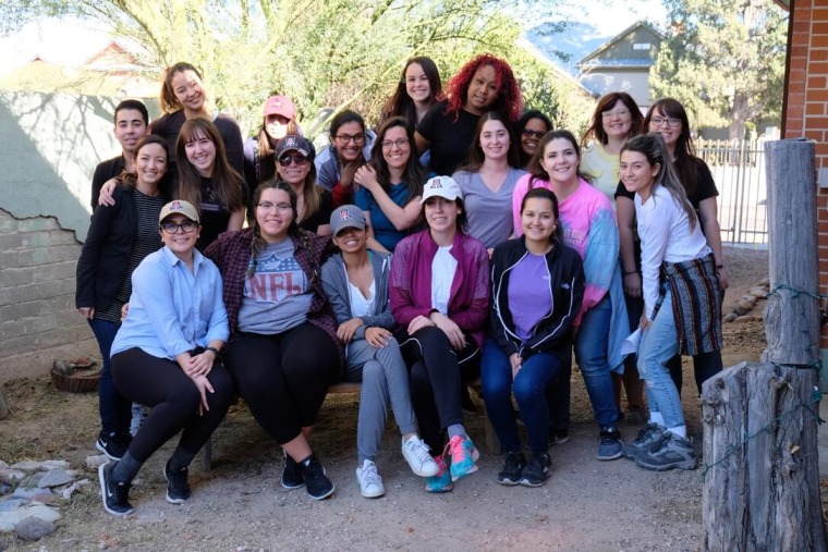 group photo of students in the senior capstone program